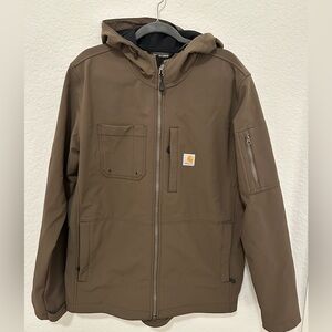 Carhartt Men's Rain Defender Hooded Jacket - Olive